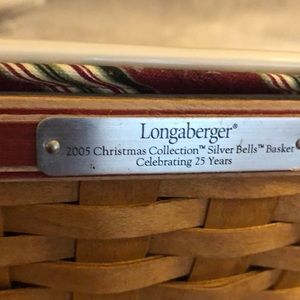 Vintage longaberger 2005 Christmas collection